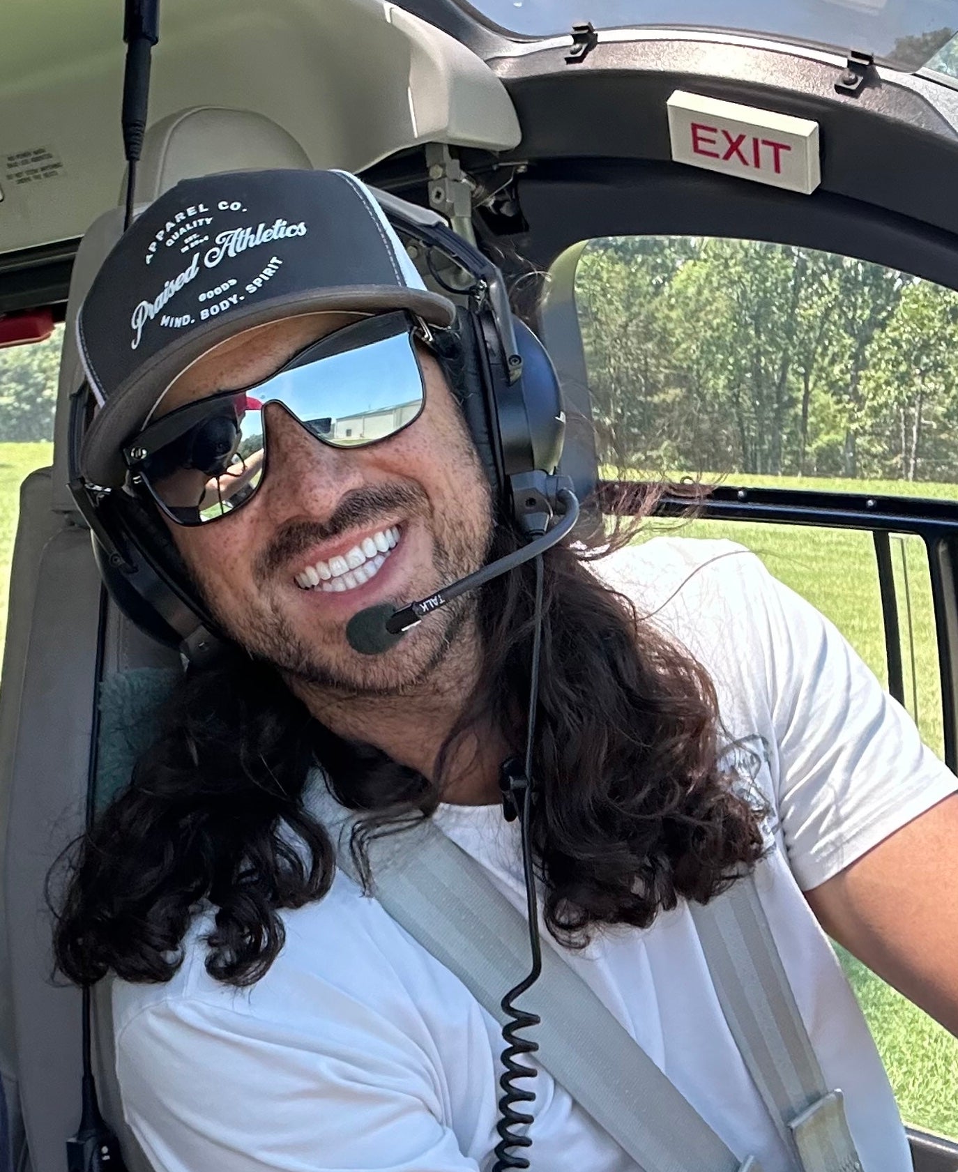 Five-Panel Retro Trucker Cap (Black/White)